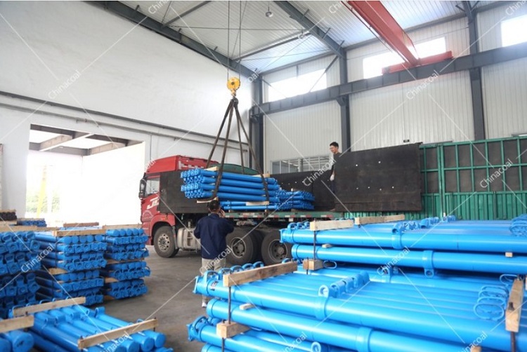 China Coal Group Sent A Batch Of Single Hydraulic Props For Mining To Hebei