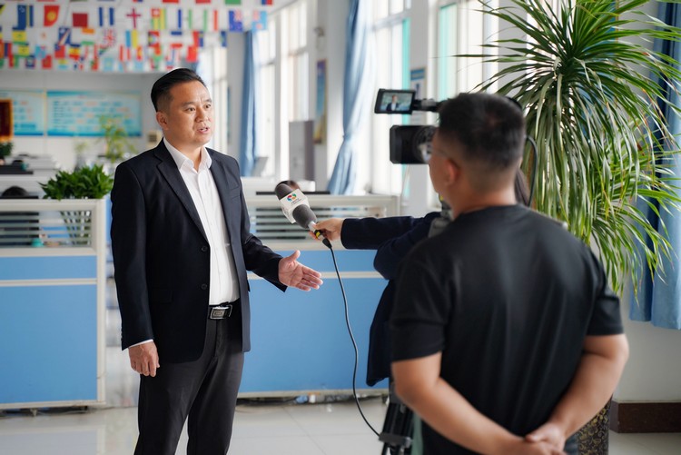 Jining High-Tech Zone TV Station Visited China Coal Group Special Interview