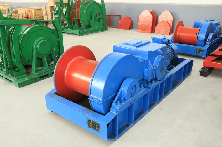 JM Electric Mining Low Speed Winch